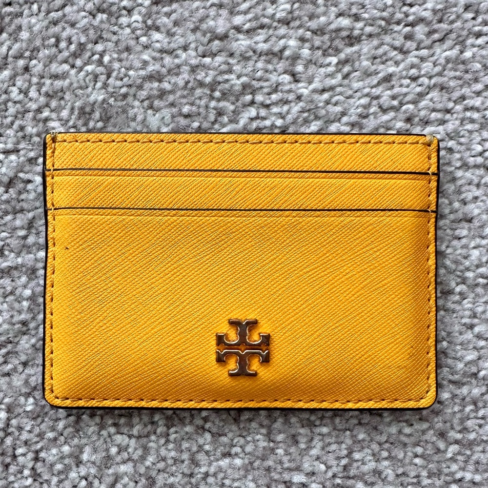 Tory Burch Emerson Slim Leather Card Case